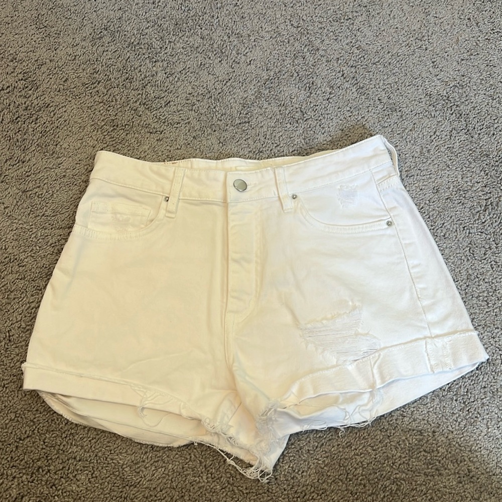 White Denim Women's Shorts